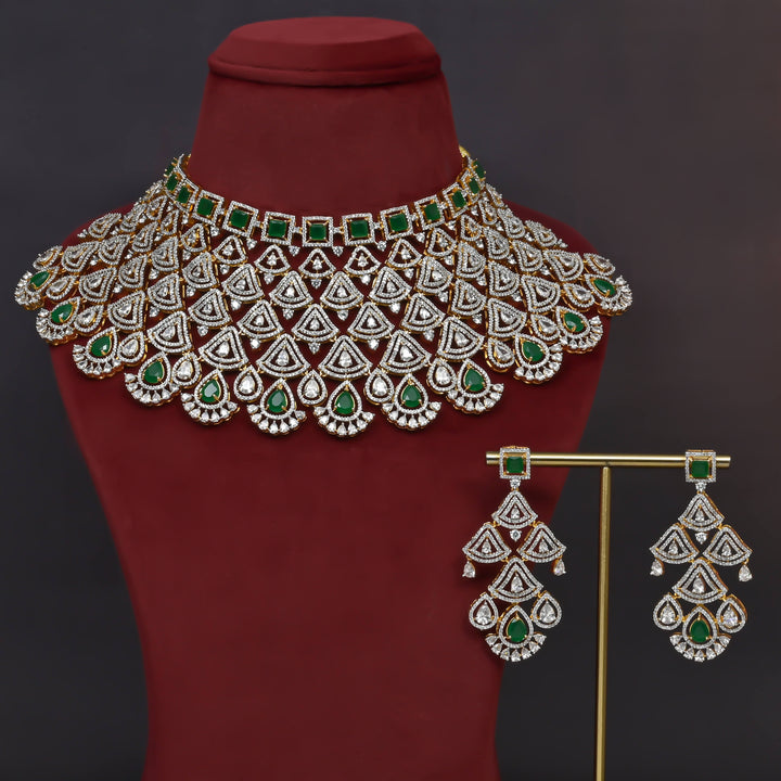 CZ Emerald Choker