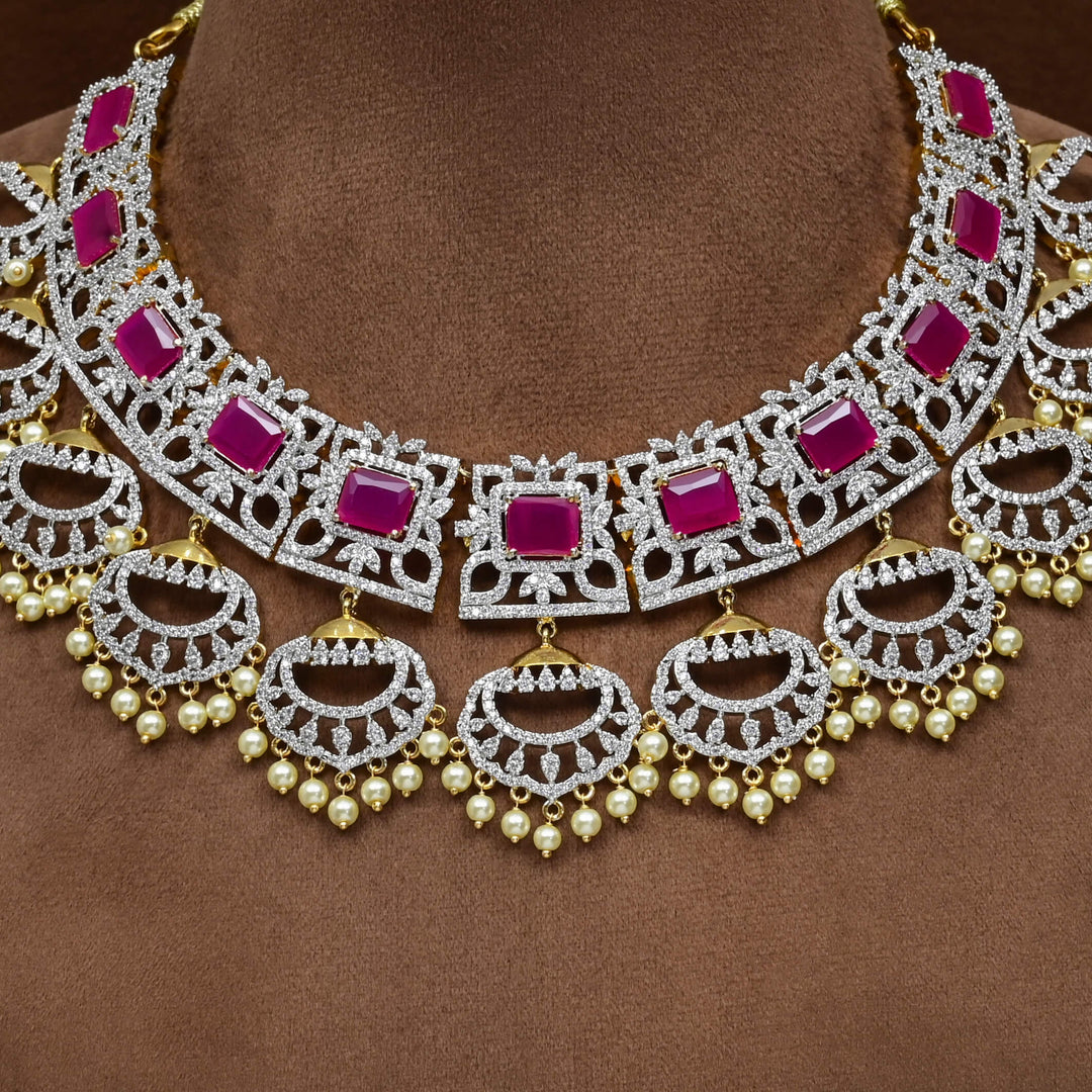 CZ Necklace Set