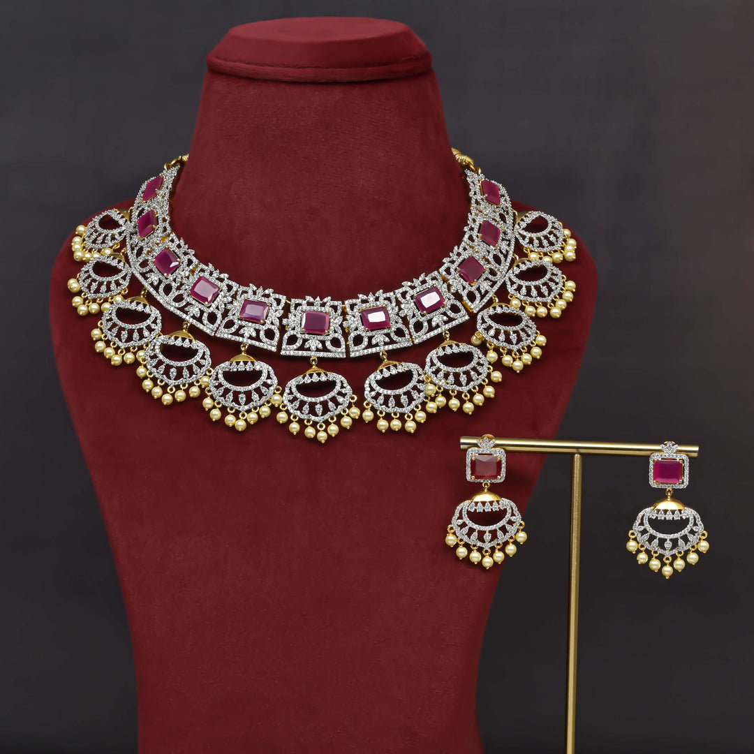 CZ Necklace Set