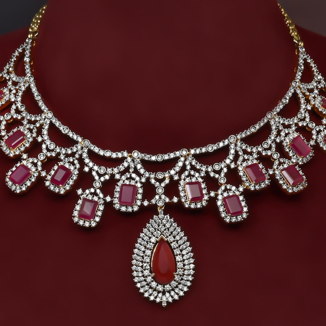 CZ Necklace Set