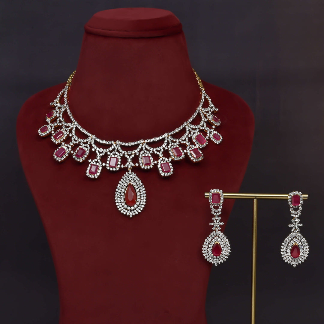 CZ Necklace Set