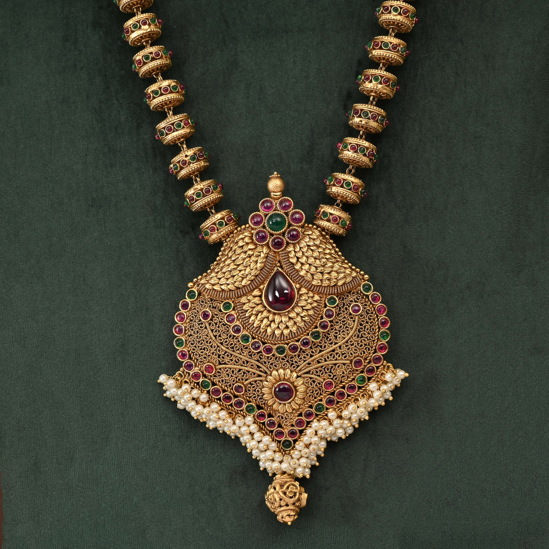 Temple Necklace Set