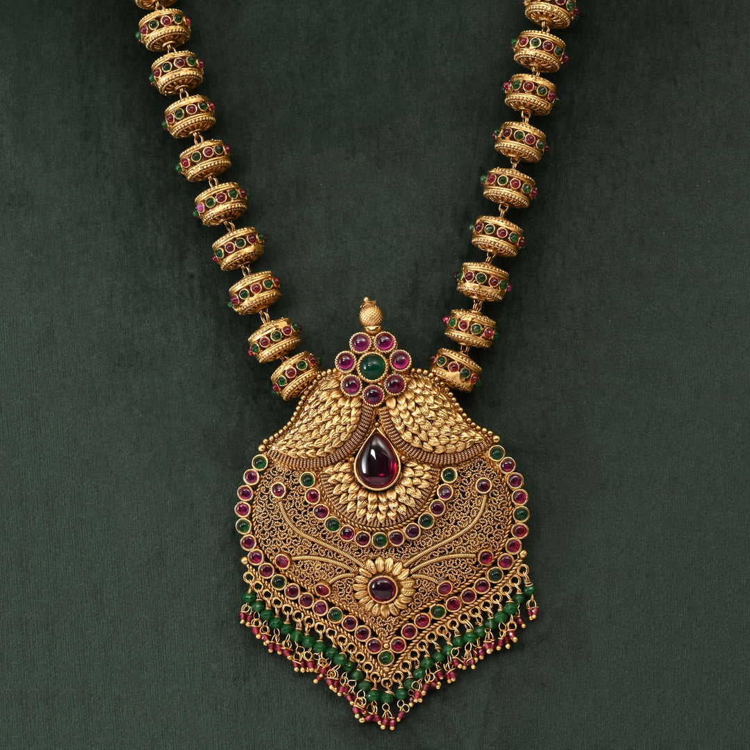 Temple Necklace Set