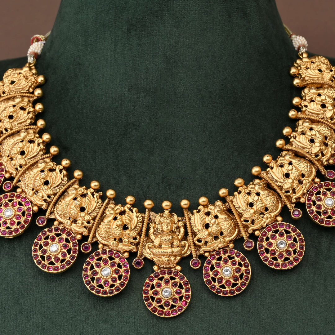 Temple Necklace Set