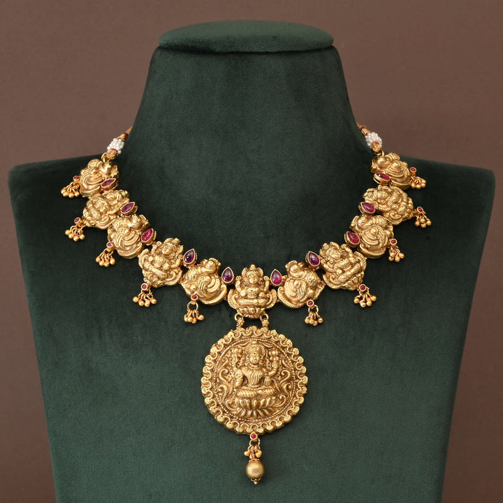 Temple Necklace Set
