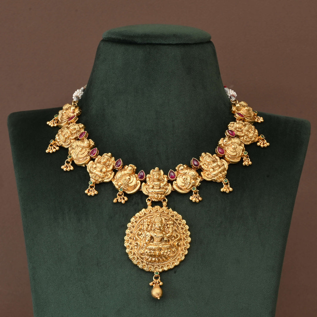 Temple Necklace Set