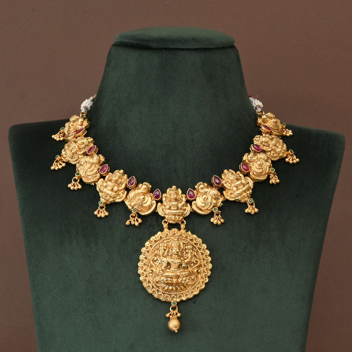 Temple Necklace Set