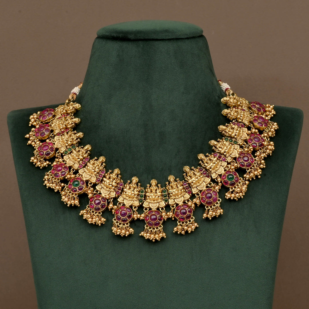 Temple Necklace Set