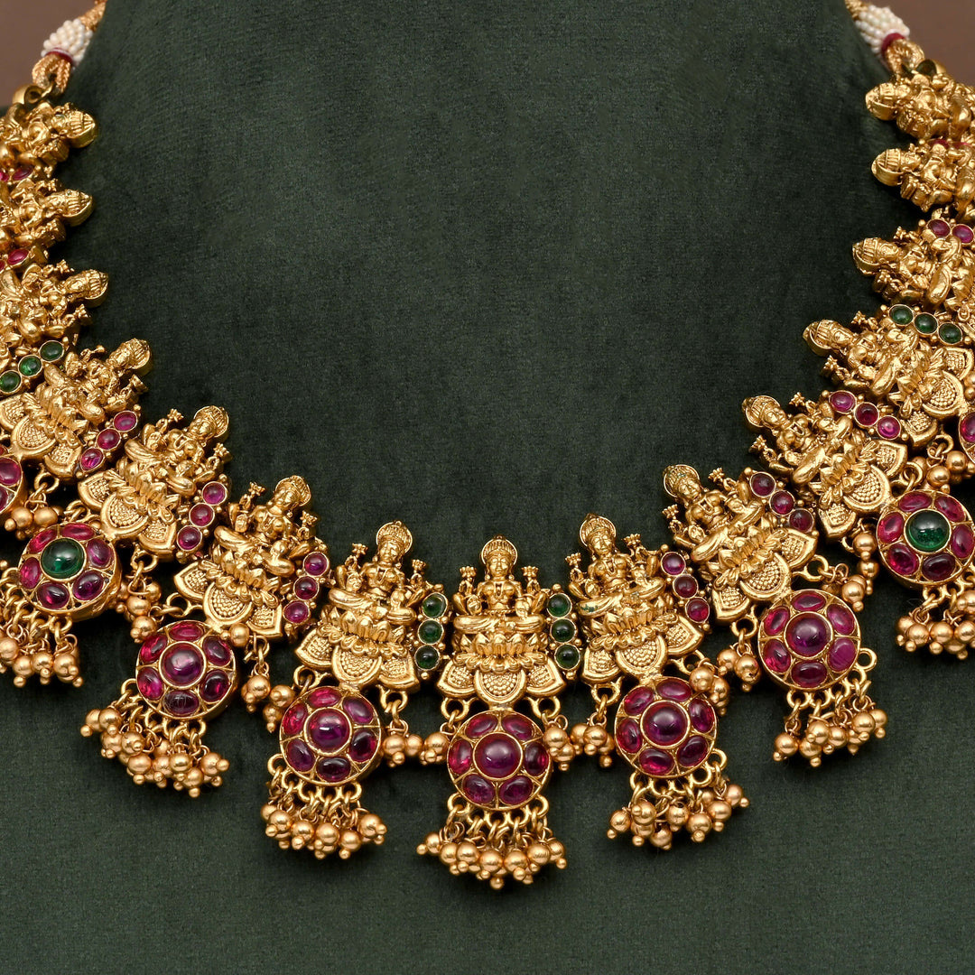 Temple Necklace Set