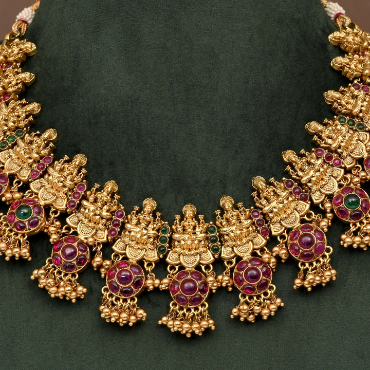 Temple Necklace Set