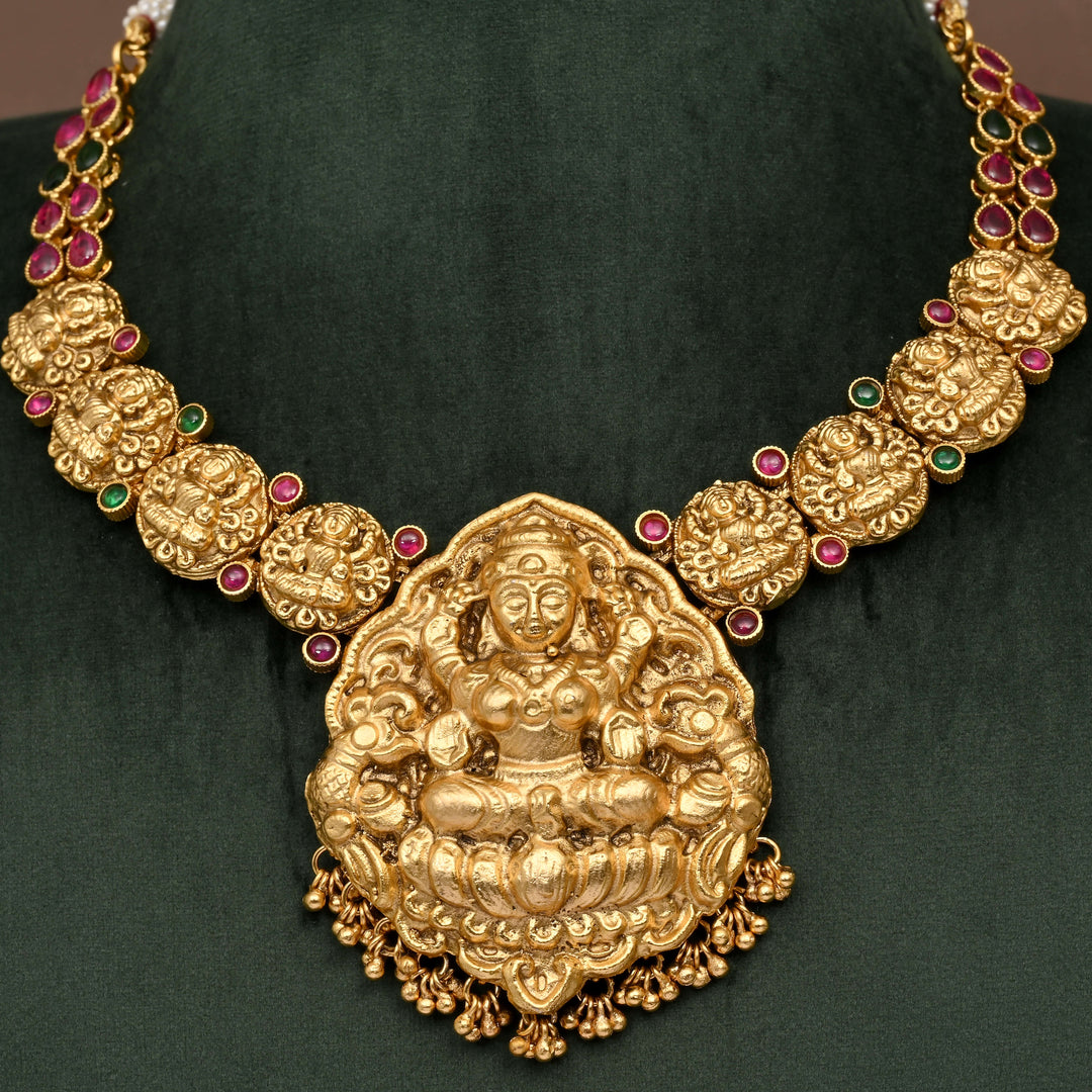 Temple Necklace Set