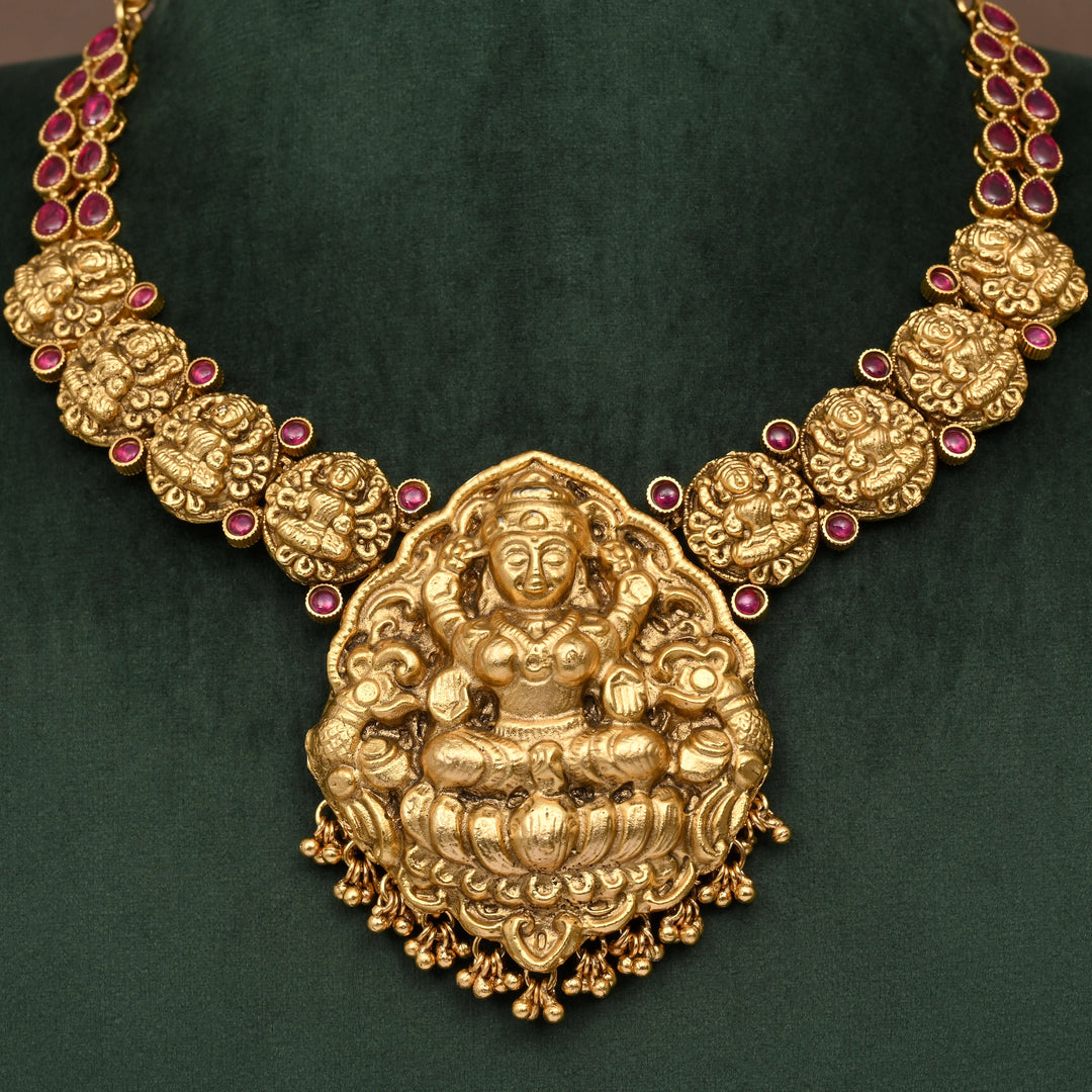 Temple Necklace Set