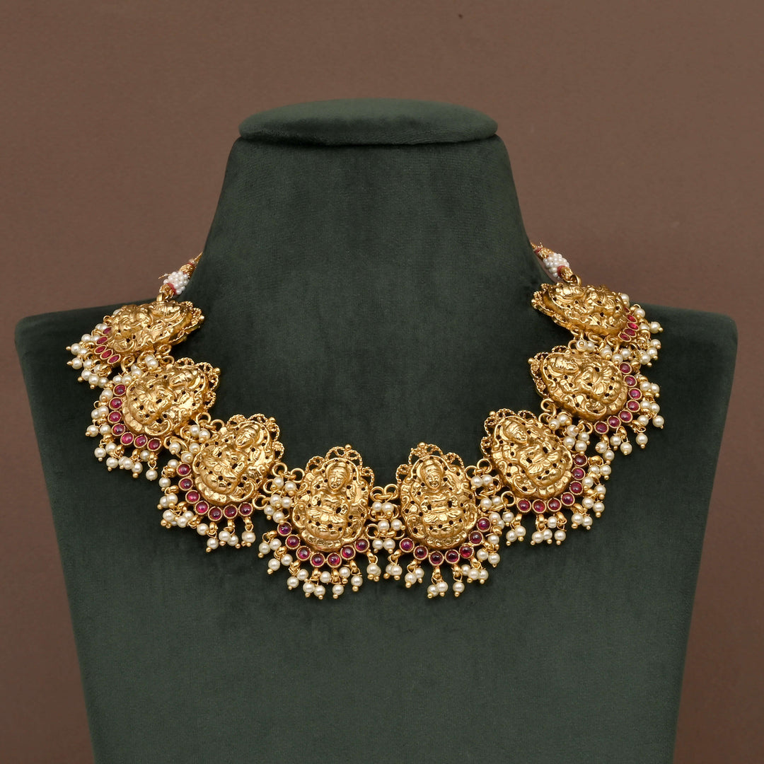 Temple Necklace Set