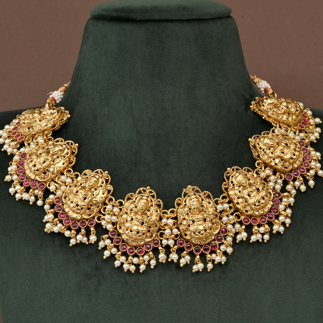 Temple Necklace Set