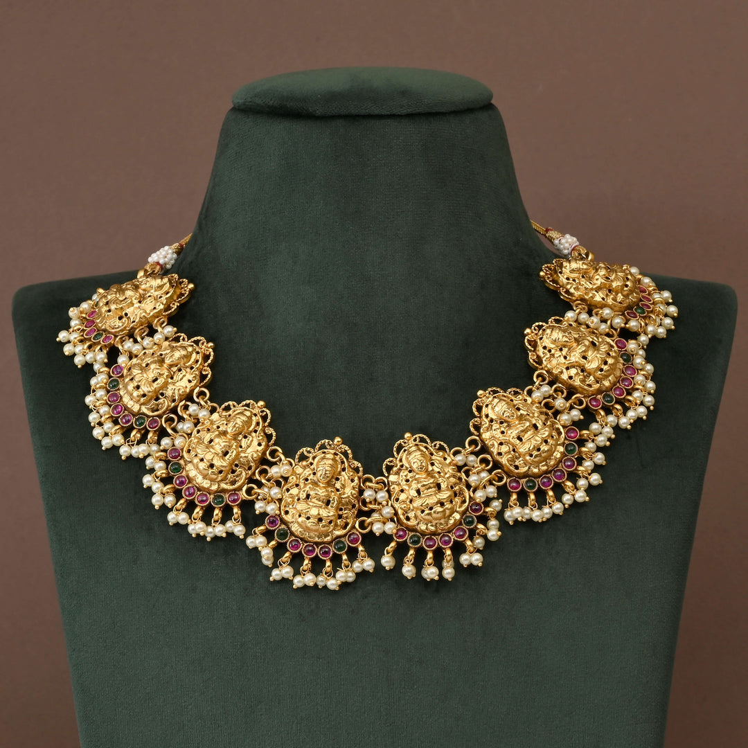 Temple Necklace Set
