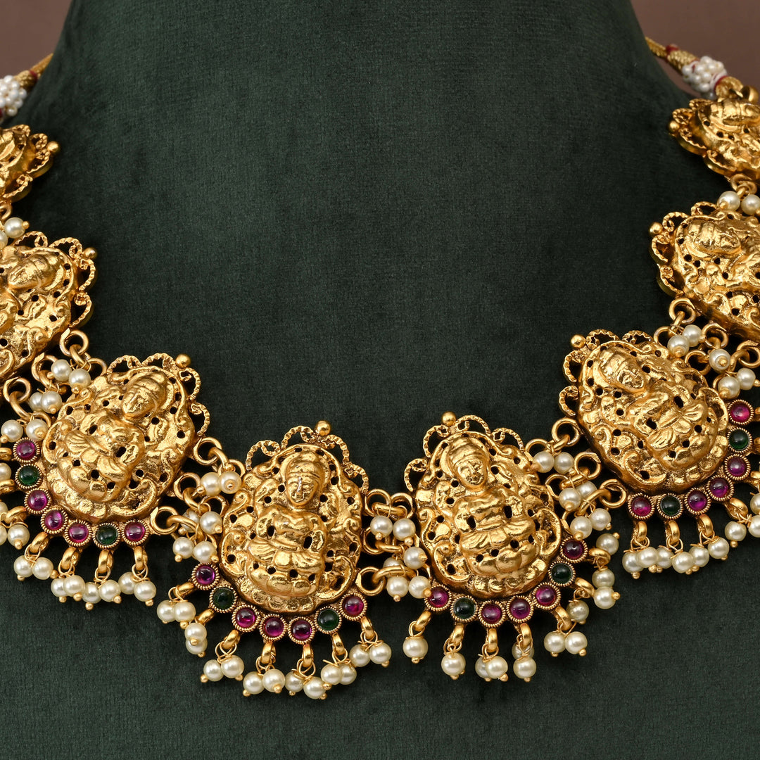Temple Necklace Set