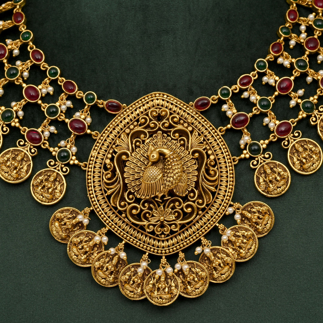 Temple Necklace Set