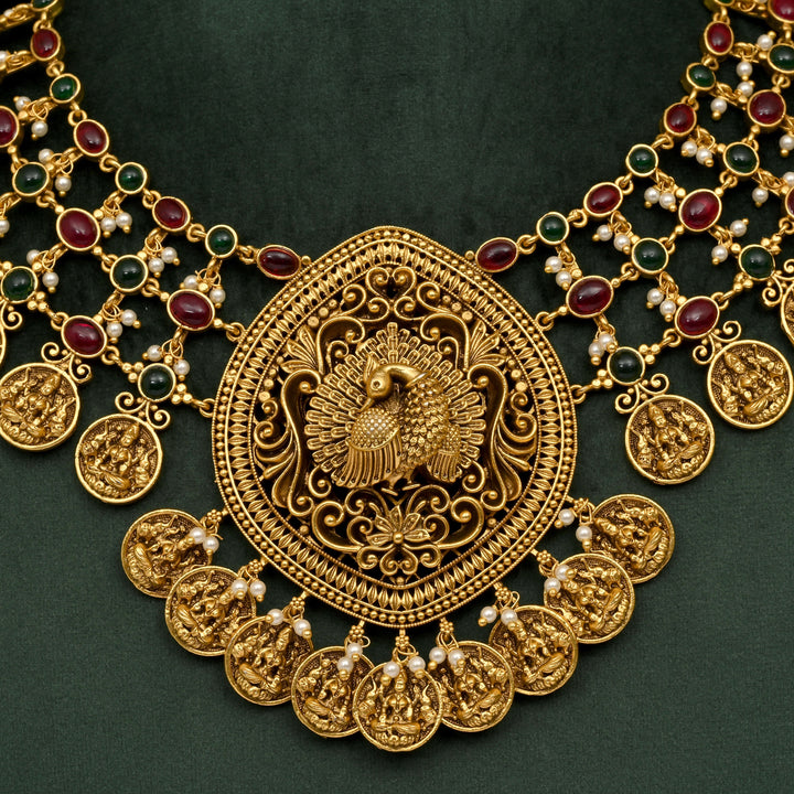Temple Necklace Set