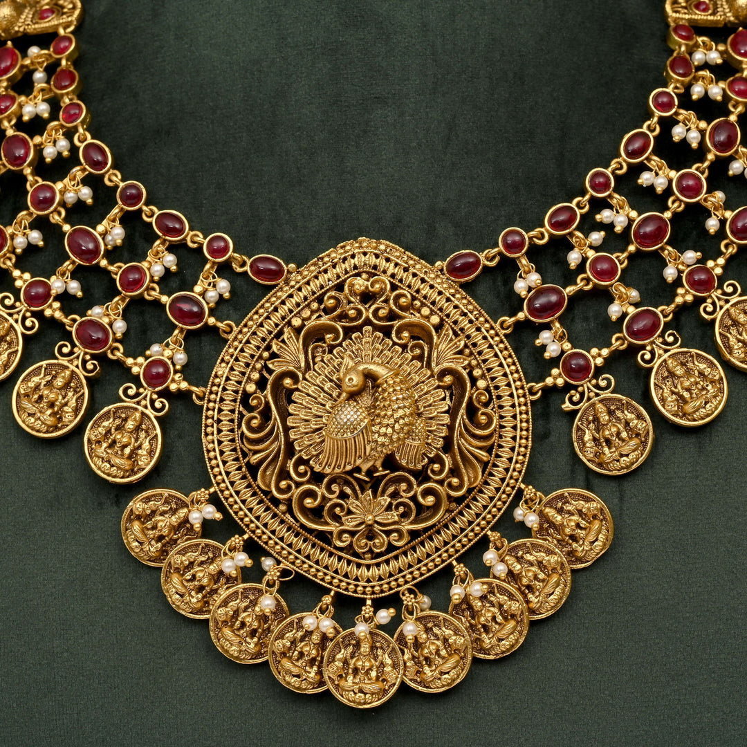 Temple Necklace Set