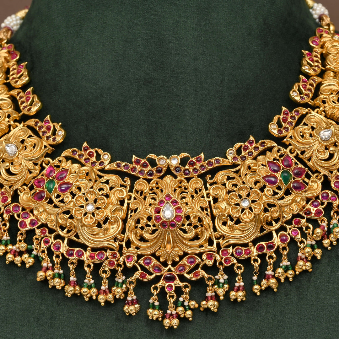 Temple Necklace Set