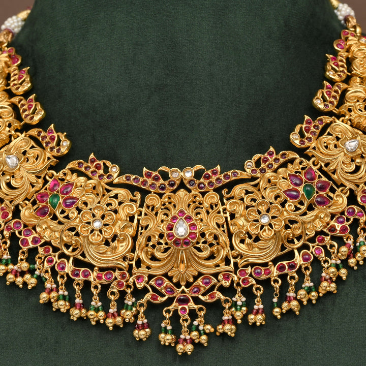 Temple Necklace Set