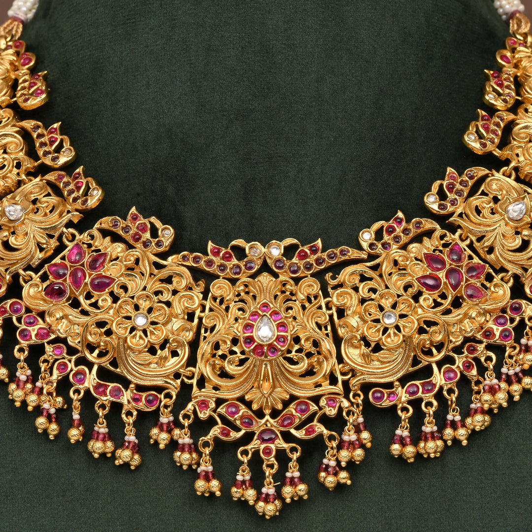 Temple Necklace Set