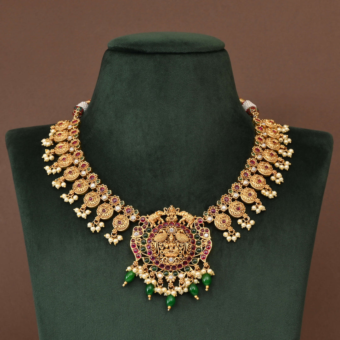 Temple Necklace Set