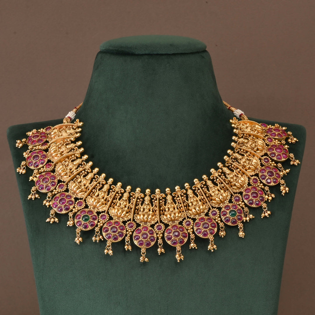 Temple Necklace Set