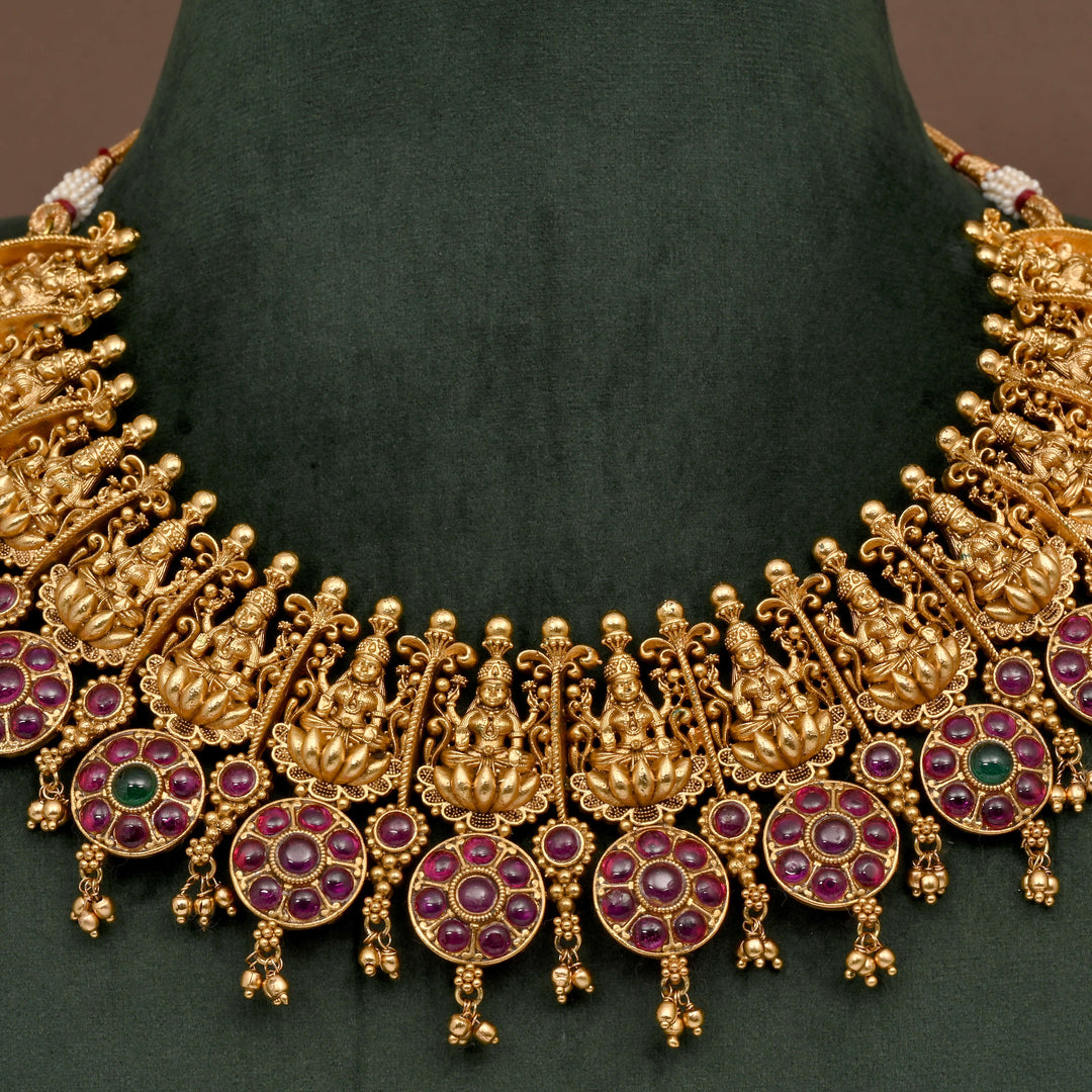 Temple Necklace Set