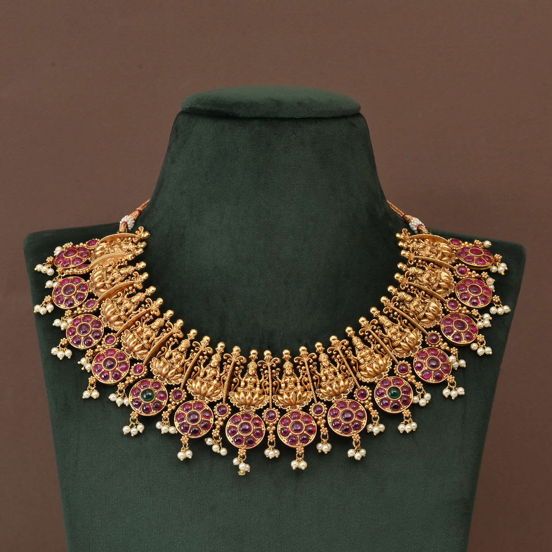 Temple Necklace Set