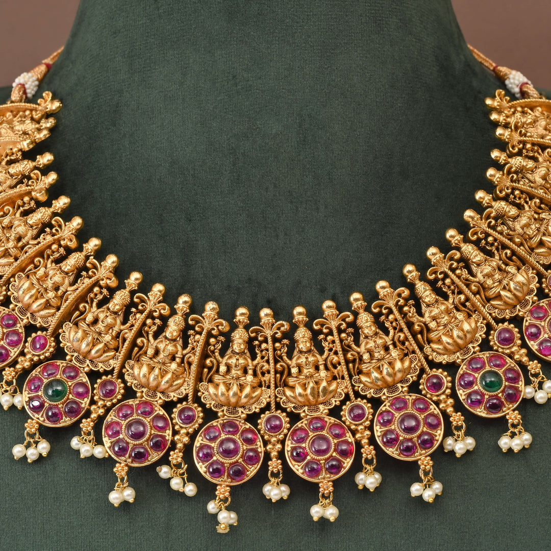 Temple Necklace Set