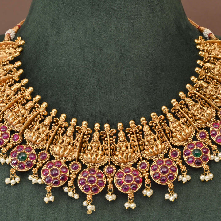 Temple Necklace Set