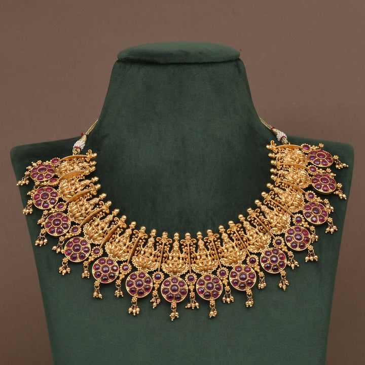 Temple Necklace Set