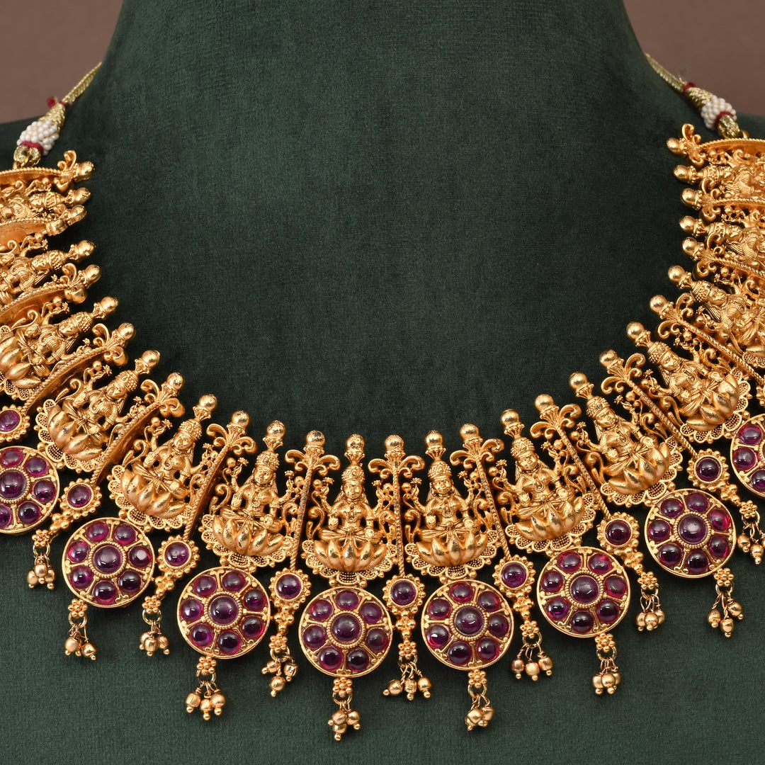 Temple Necklace Set