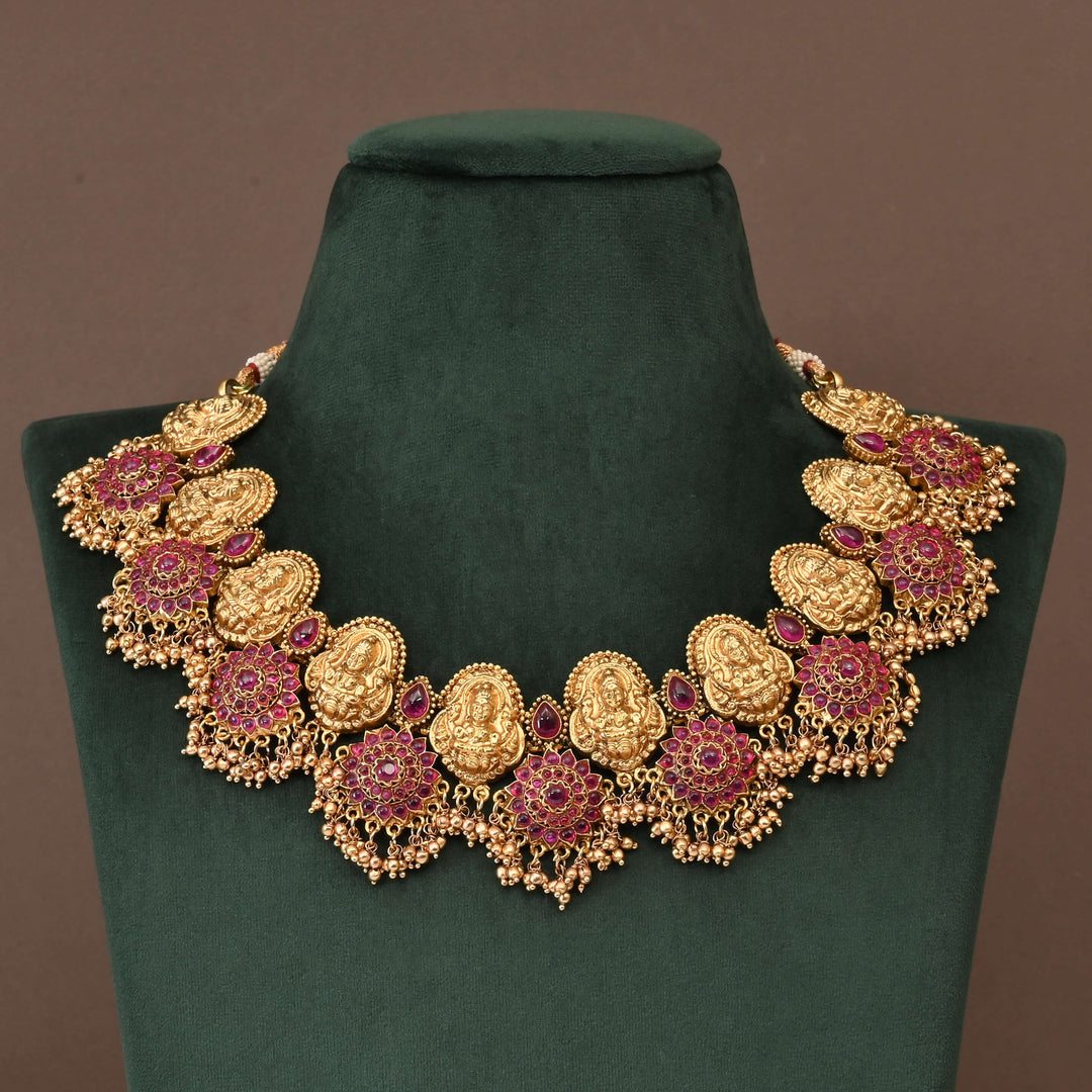 Temple Necklace Set