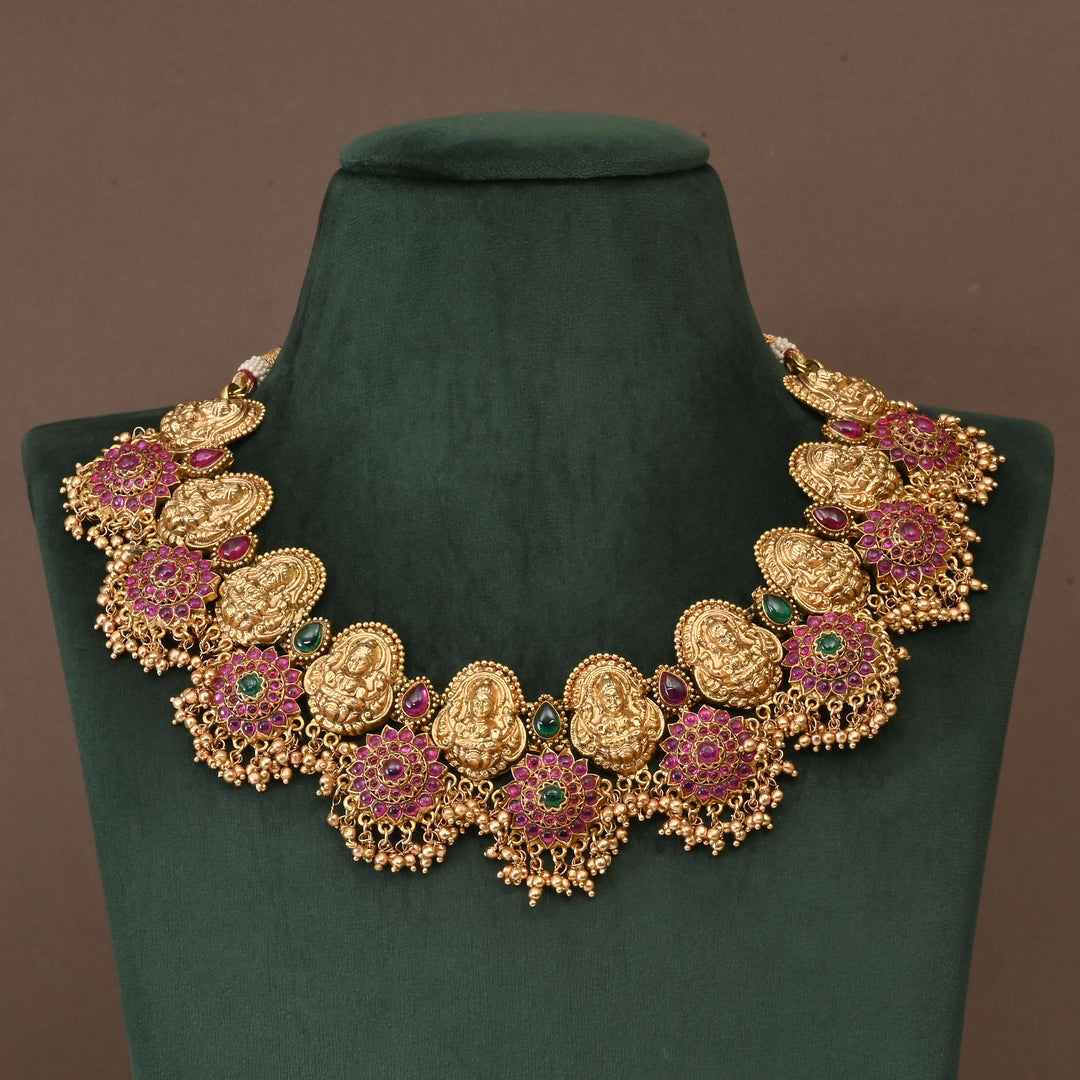 Temple Necklace Set