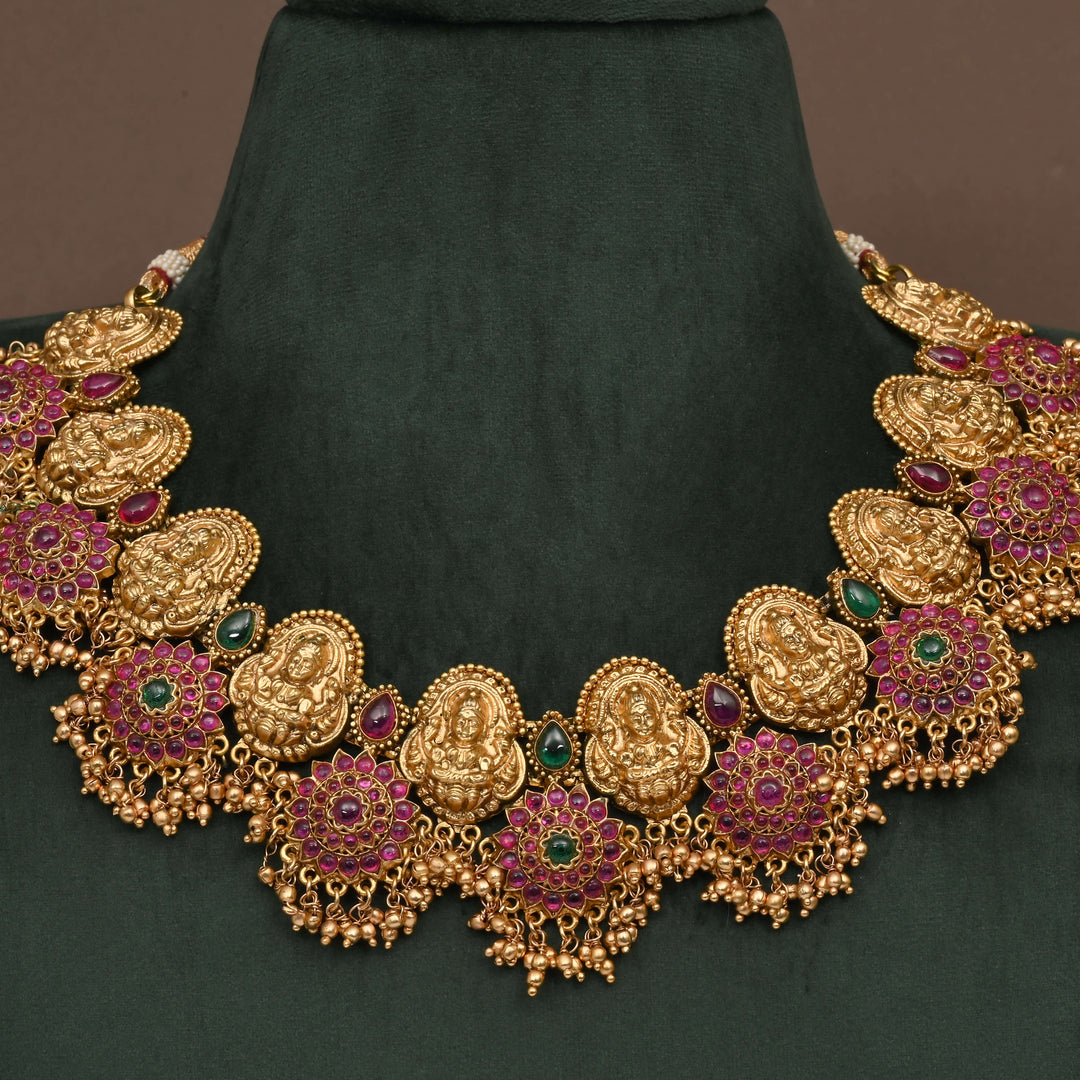 Temple Necklace Set