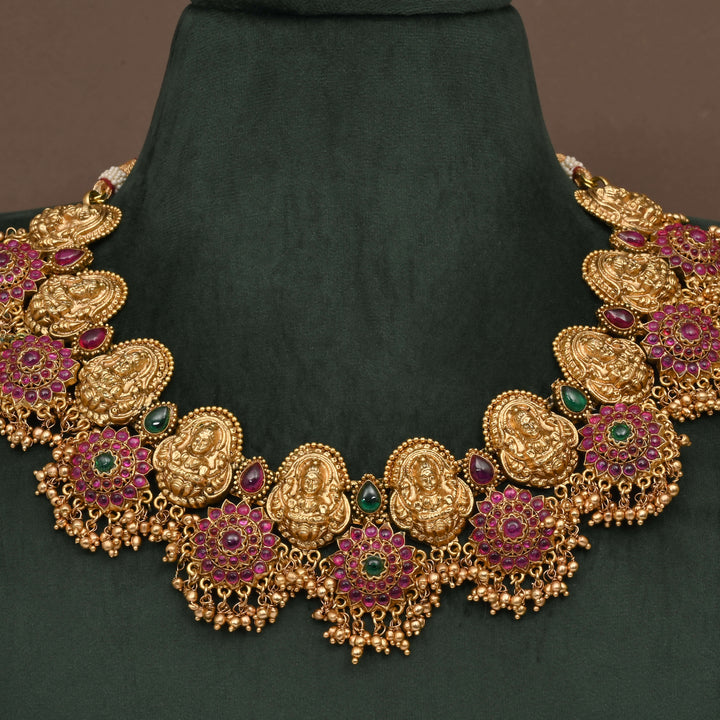 Temple Necklace Set