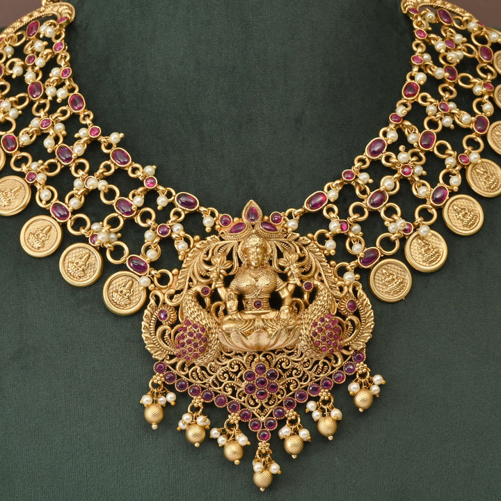 Temple Necklace Set