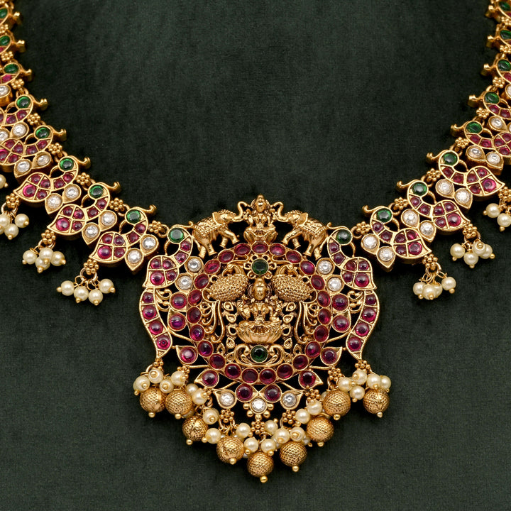 Temple Necklace Set