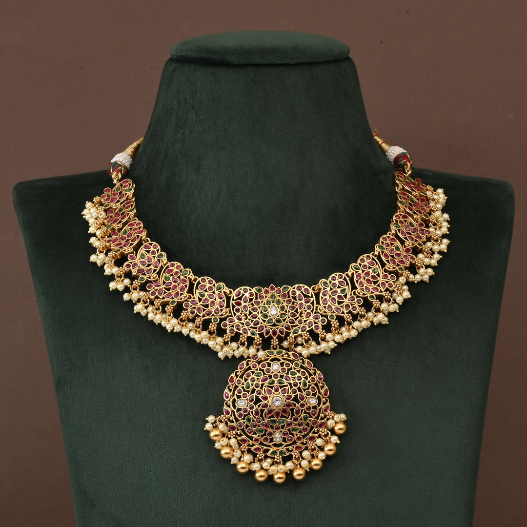 Temple Necklace Set