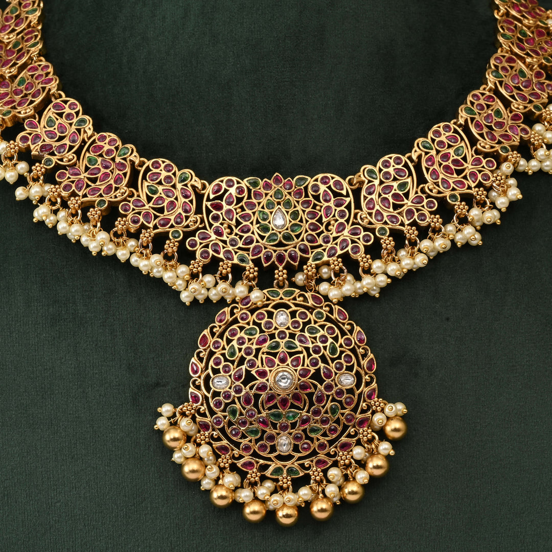 Temple Necklace Set
