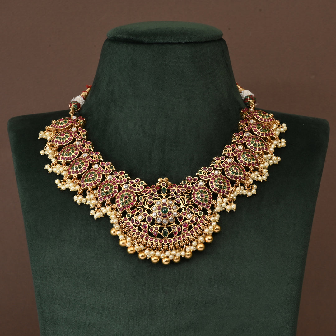 Temple Necklace Set
