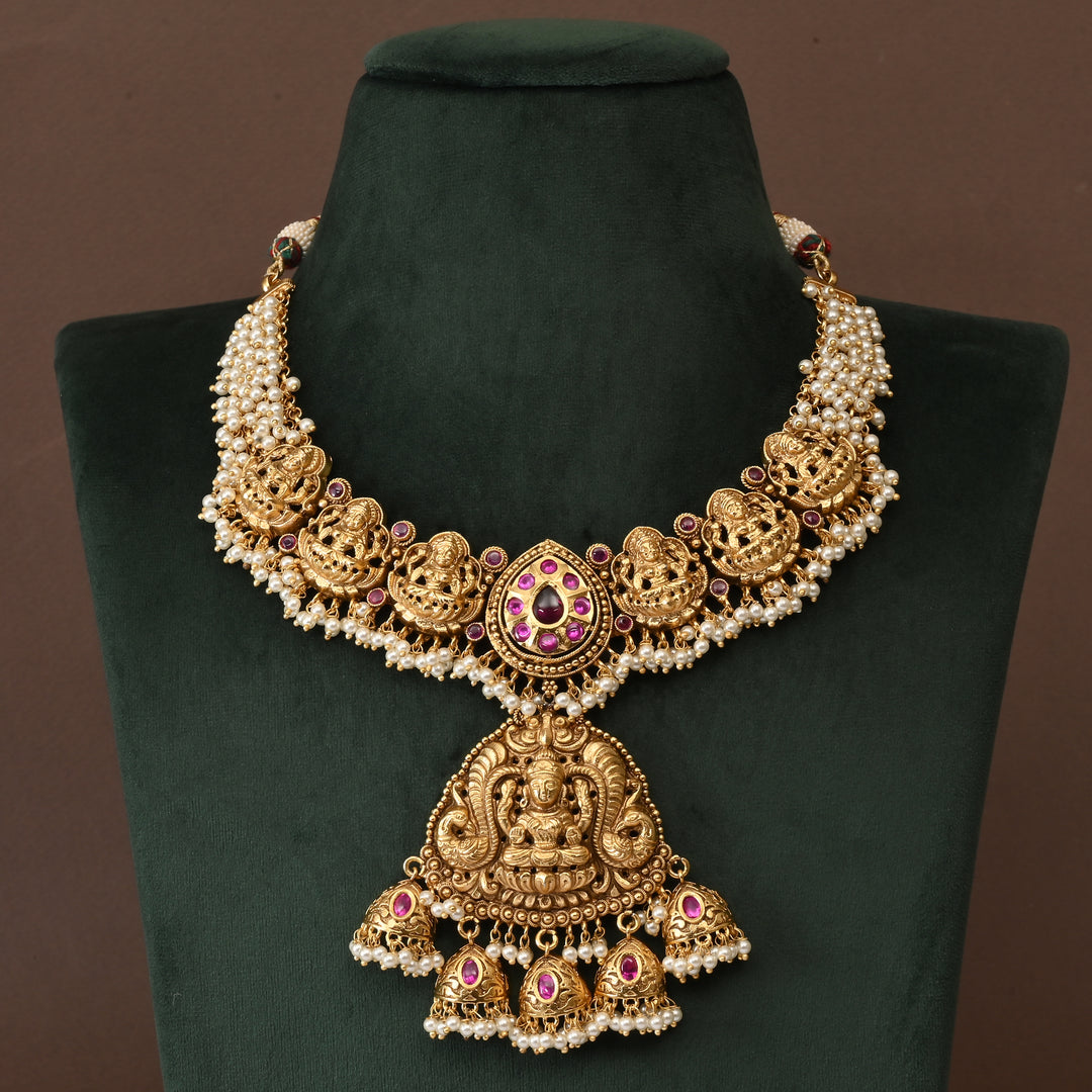 Temple Necklace Set