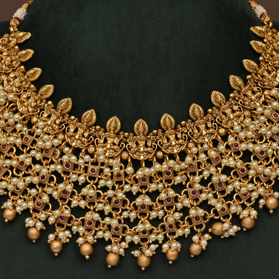 Temple Necklace Set