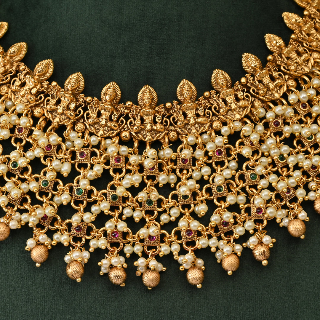 Temple Necklace Set
