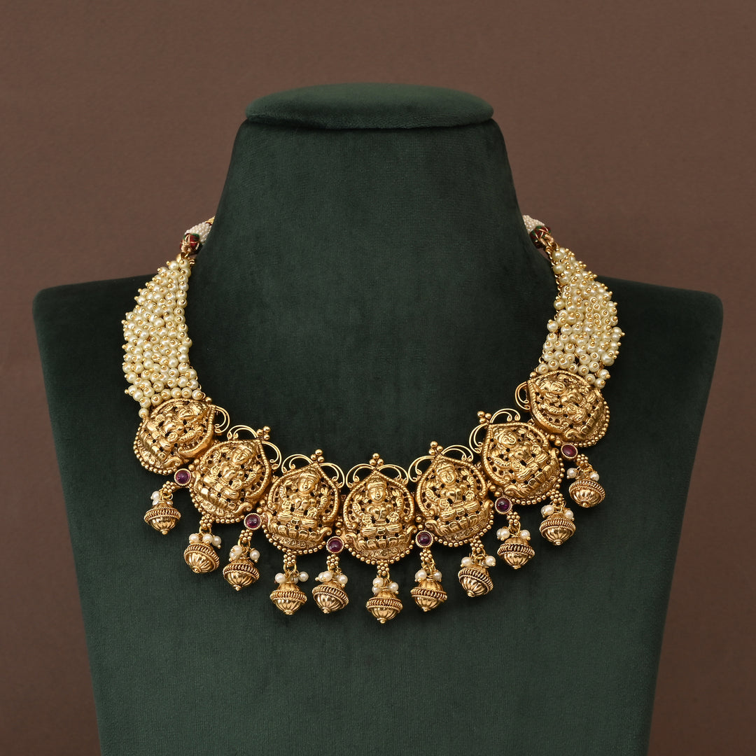 Temple Necklace Set