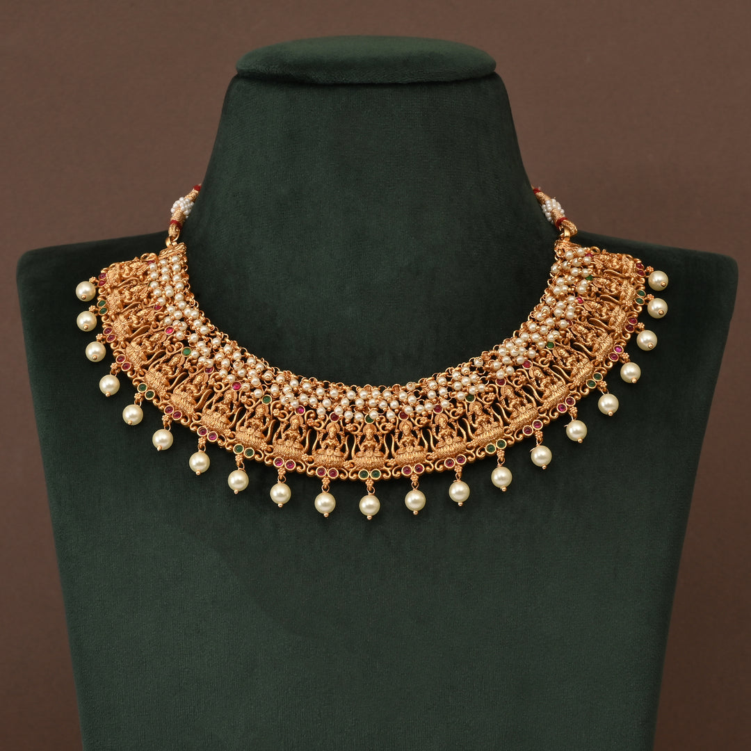 Temple Necklace Set