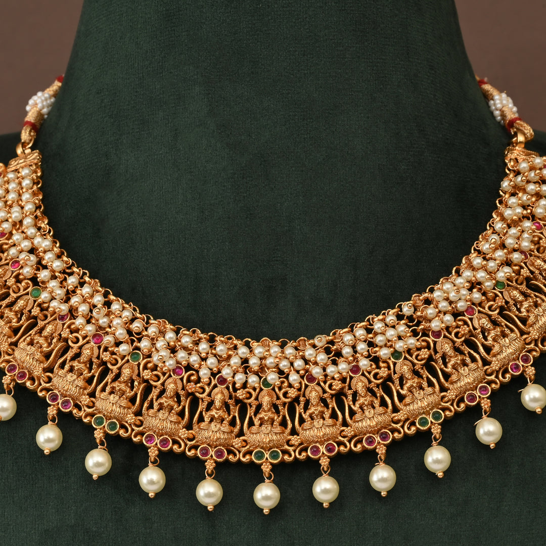Temple Necklace Set