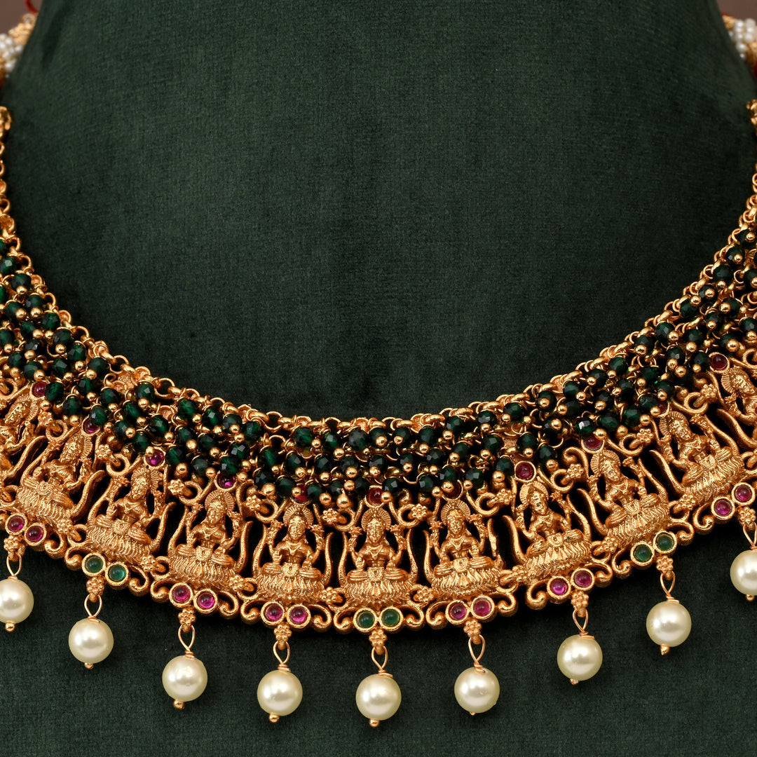 Temple Necklace Set